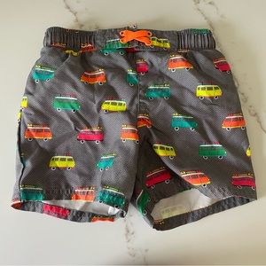 Cat and Jack BW bus swim trunks